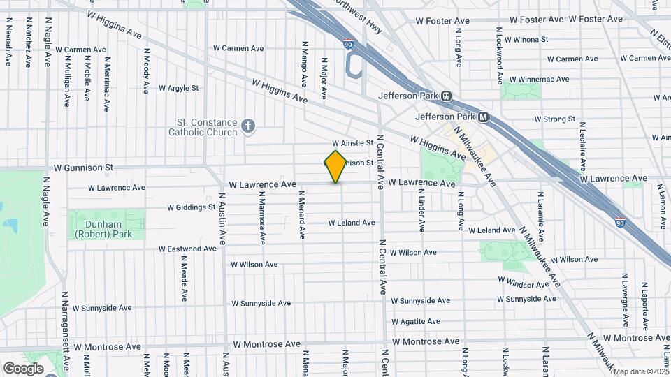 5709 W Lawrence Ave Map and Location Details
