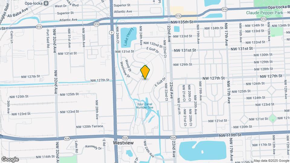 12604 NW 23rd Pl Map and Location Details