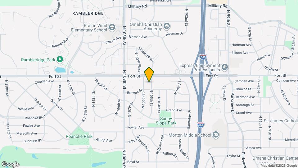 5134 N 105th St Map and Location Details