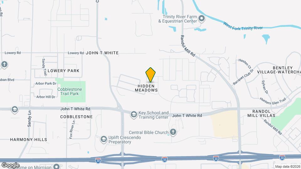 8008 Hidden Oaks Dr Map and Location Details