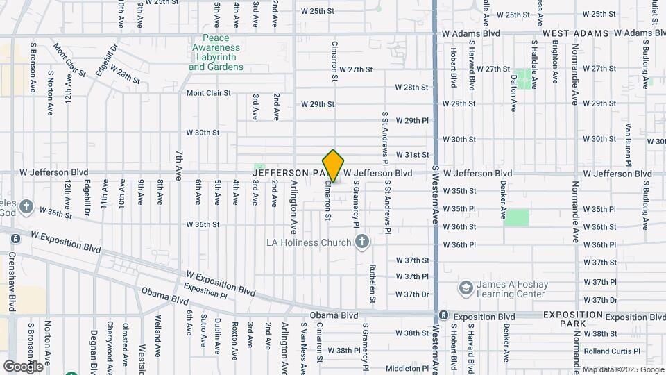 1939 W 35th St Map and Location Details