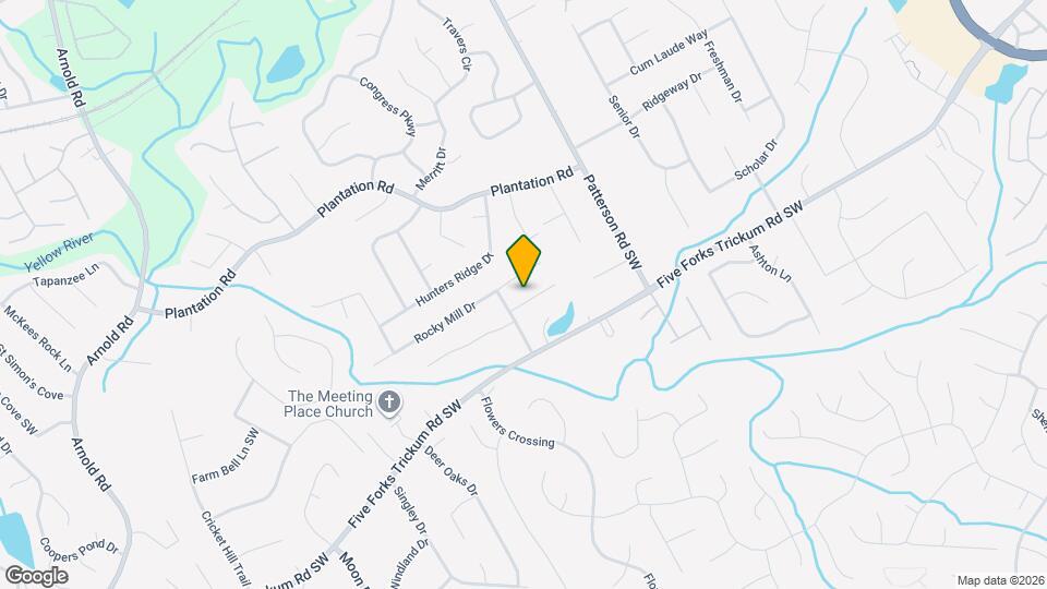 1971 Rocky Mill Ln Mapa y Detalles de la Ubicación