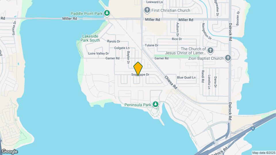 2309 Lakeshore Ln Map and Location Details