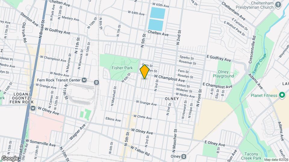 5934 N Leithgow St Map and Location Details