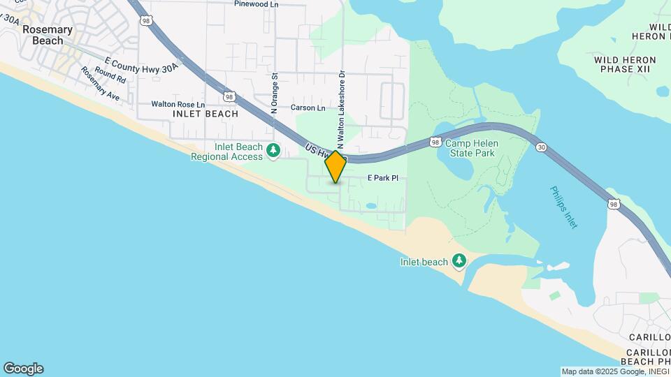 126 S Walton Lakeshore Dr Map and Location Details