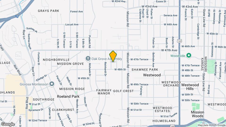 4751 Windsor Street Map and Location Details