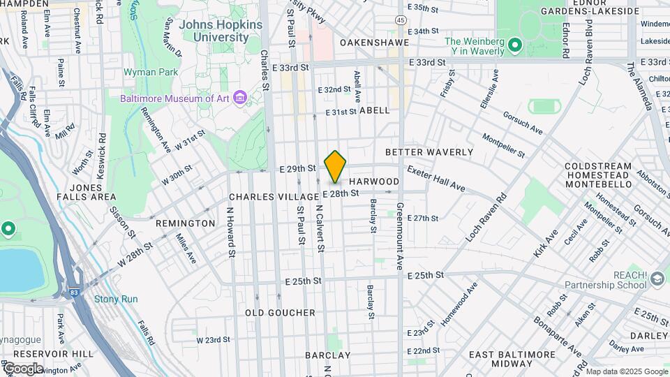 2808 Guilford Ave Mapa y Detalles de la Ubicación