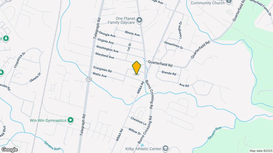 1410 Evergreen Rd Map and Location Details
