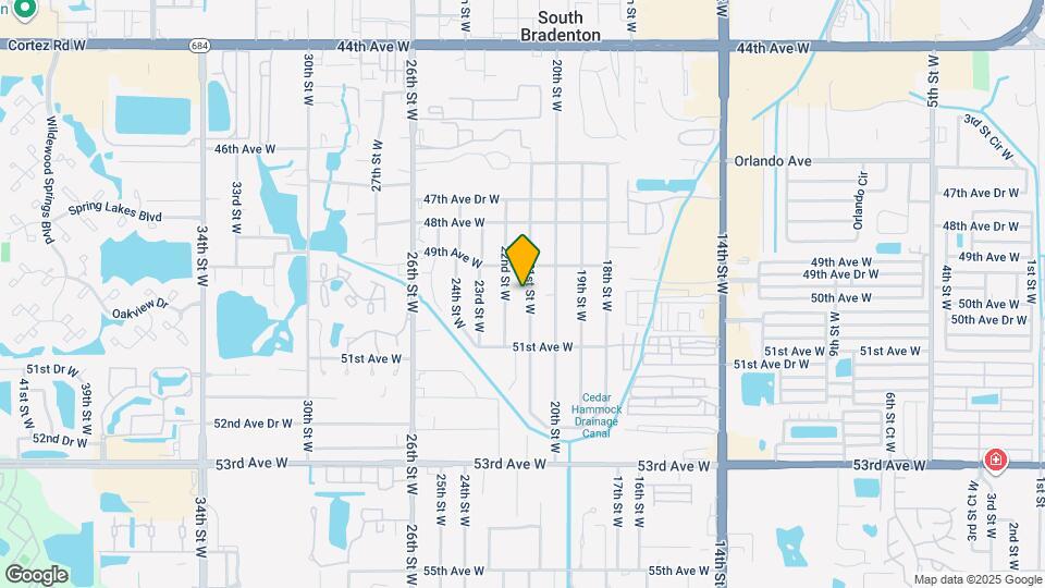 4914 21st St W Map and Location Details