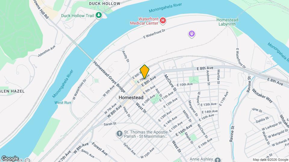 225 E 8th Ave Mapa y Detalles de la Ubicación