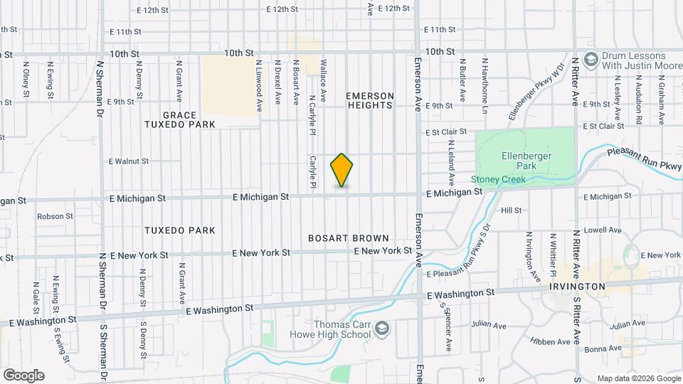 4826 E Michigan St Map and Location Details