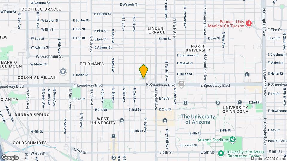 1121 N 1st Ave Mapa y Detalles de la Ubicación
