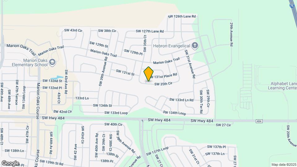 13132 SW 35th Cir Map and Location Details