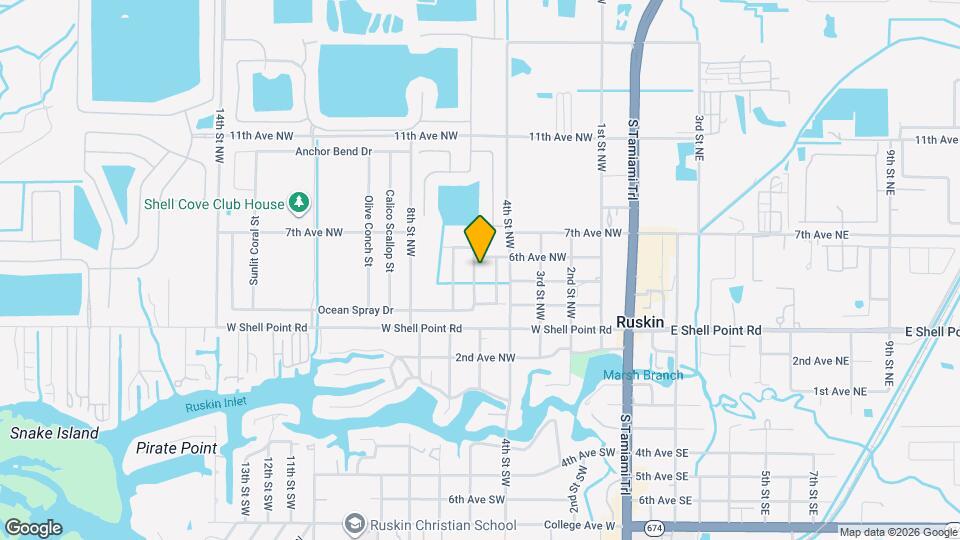 528 Ocean Spray Dr Mapa y Detalles de la Ubicación