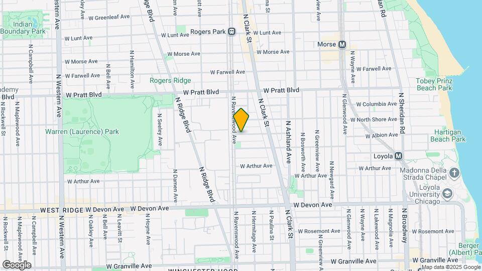 1745 W Wallen Ave-Unit -3 Map and Location Details