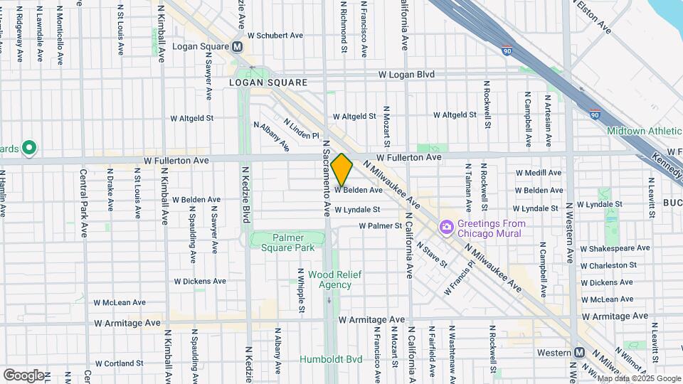 2909 W Belden Ave Map and Location Details