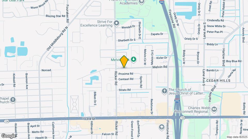 7534 Melvin Rd Map and Location Details