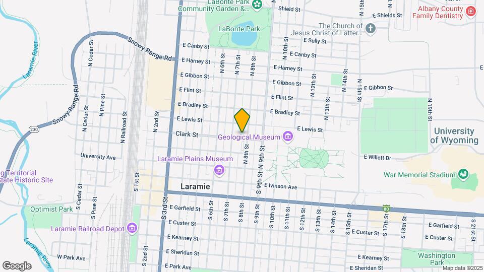 713 E Clark St Map and Location Details