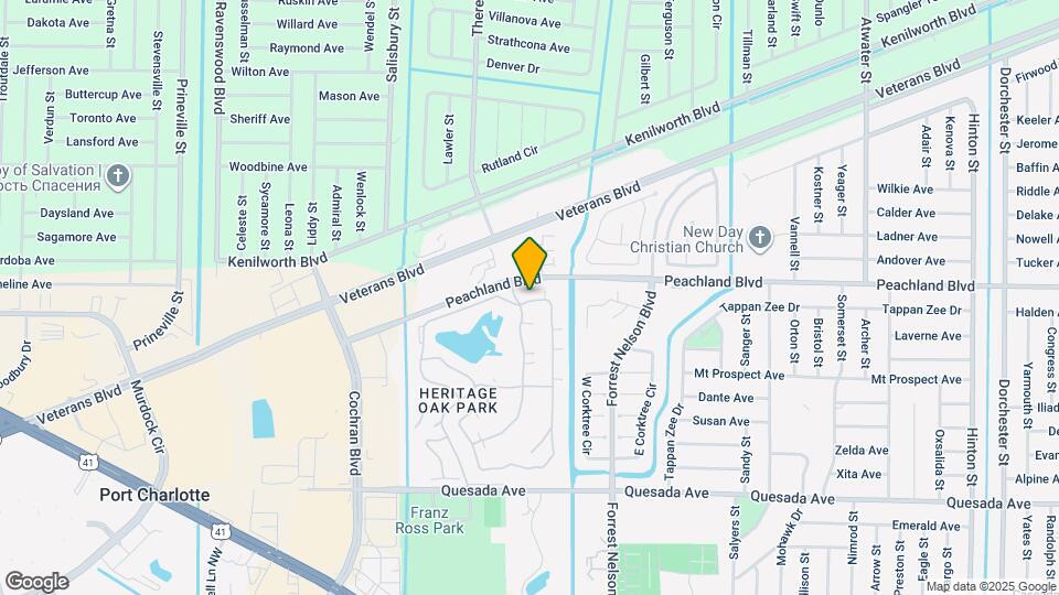1647 Red Oak Ln Map and Location Details