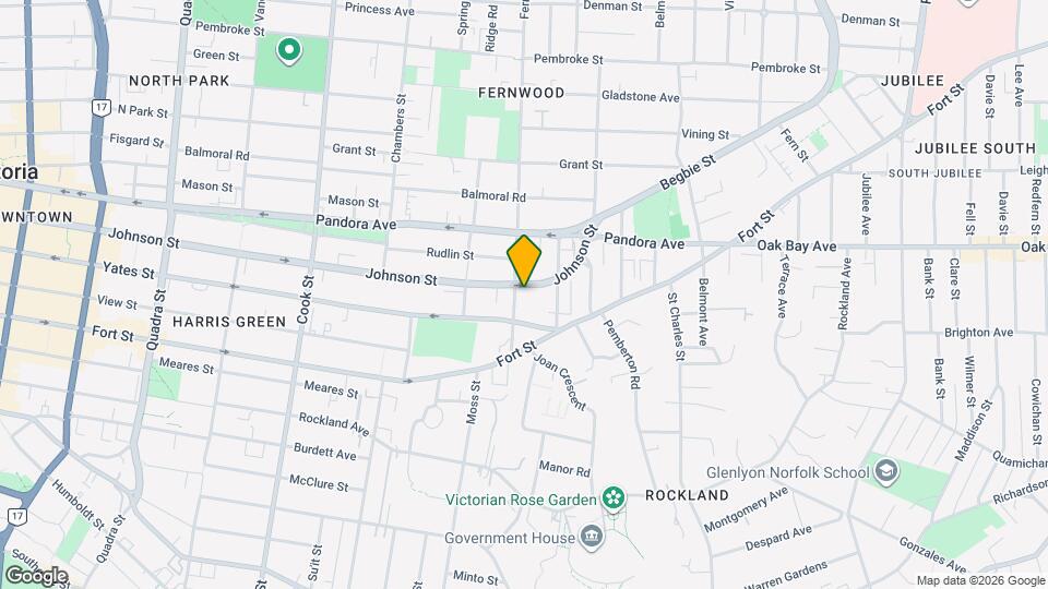 1321 Fernwood Rd Map and Location Details