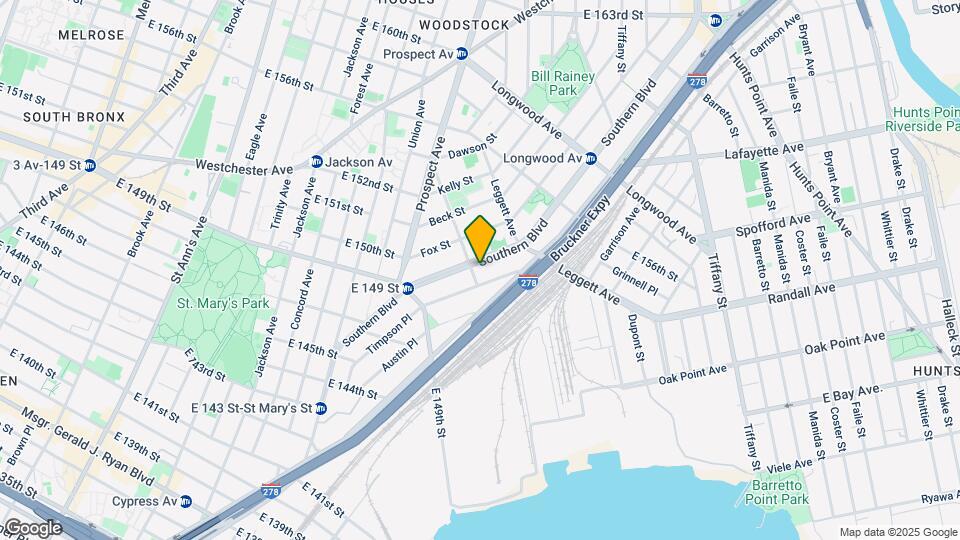 630 Southern Blvd Mapa y Detalles de la Ubicación