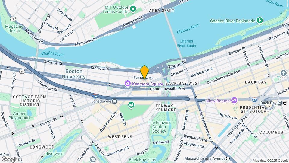 636 Beacon St, Unit 2 Map and Location Details