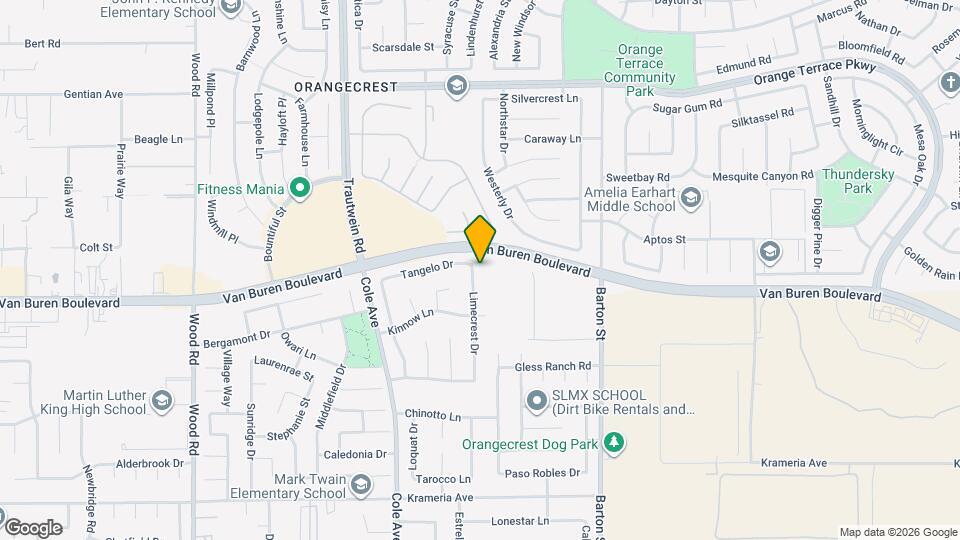 9036 Limecrest Dr Map and Location Details