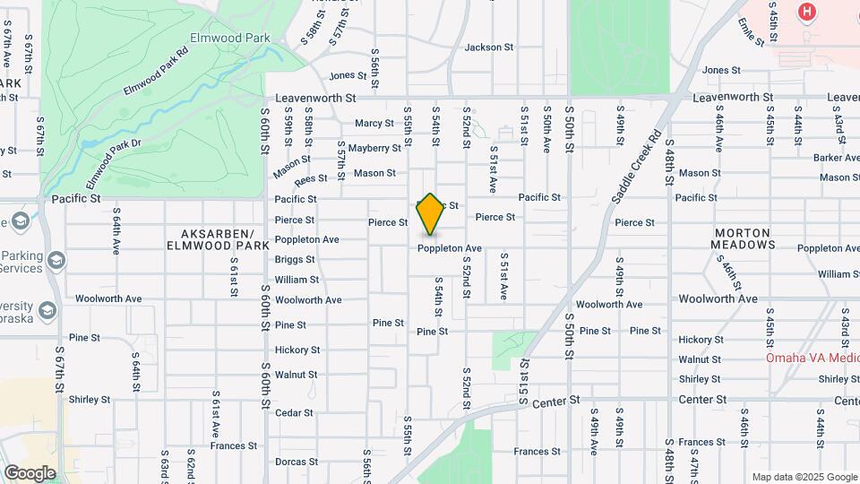 5408 Poppleton Ave Map and Location Details