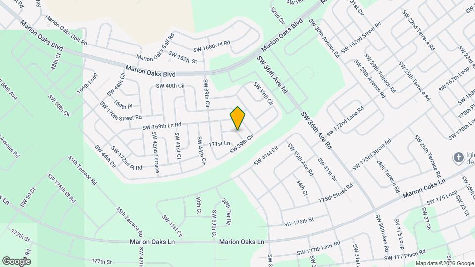3772 SW 171st St Map and Location Details