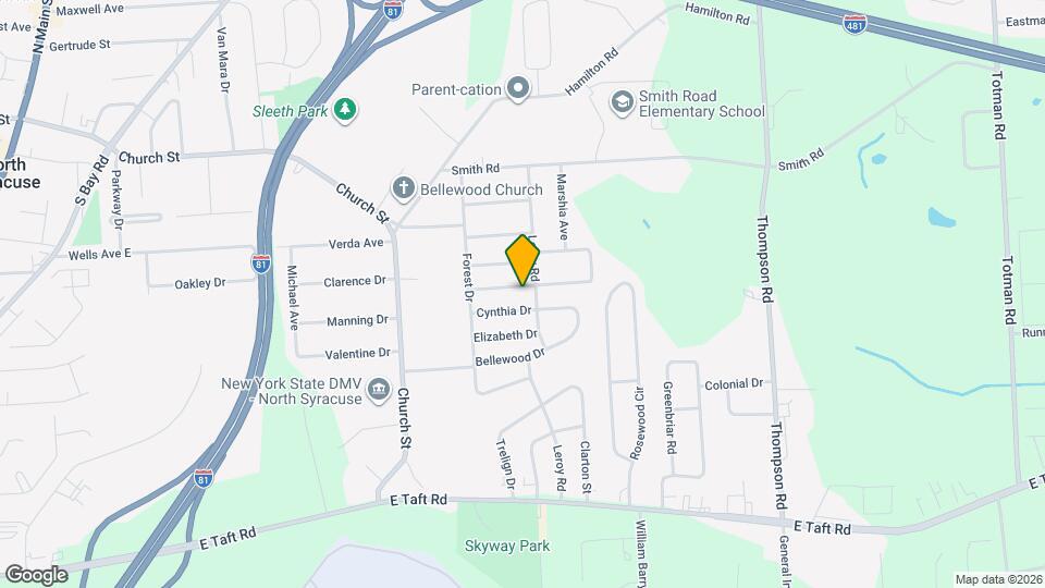114 Ridgewood Dr Map and Location Details