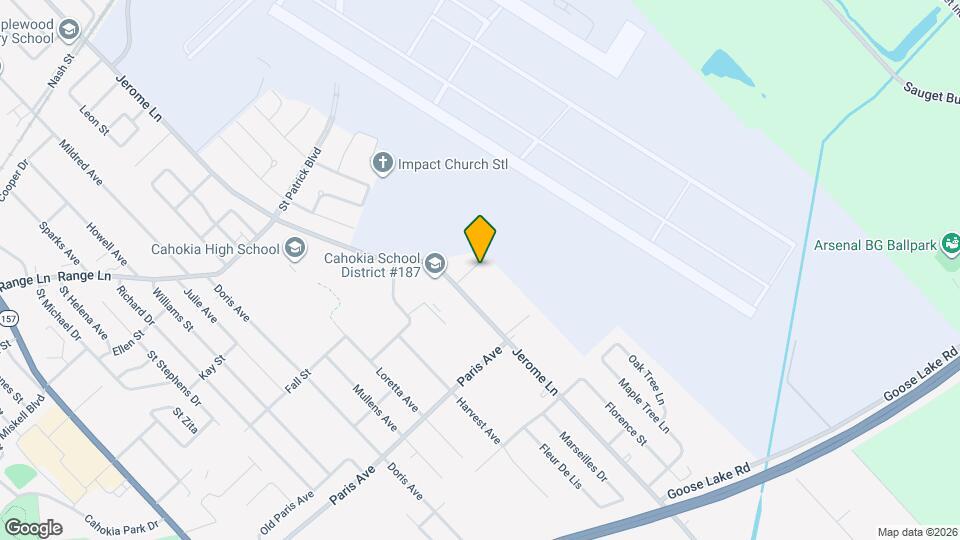 1012 Genevieve Pl Map and Location Details