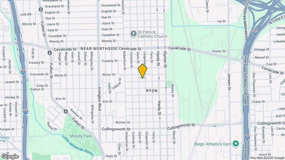 1311 Malvern St Map and Location Details