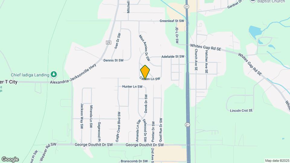 932 Carson Ln SW Map and Location Details