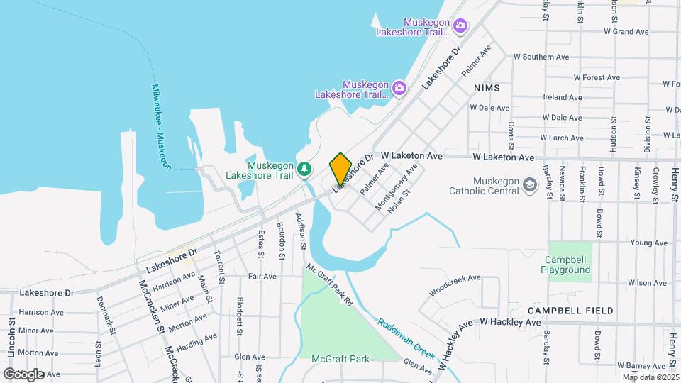 1621 Lakeshore Dr Map and Location Details