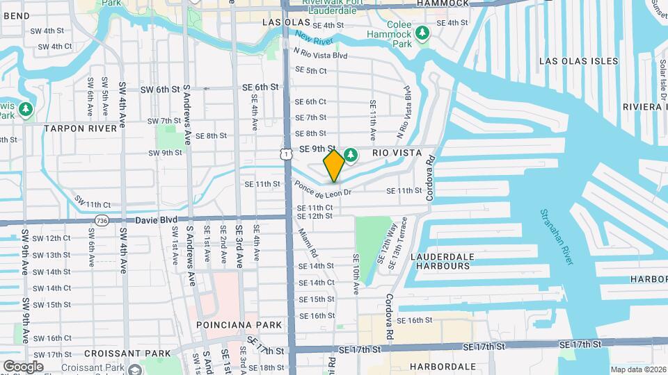 823 Ponce de Leon Dr Mapa y Detalles de la Ubicación