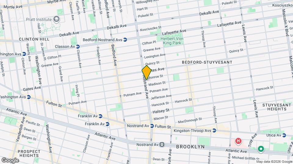 373 Nostrand Avenue Map and Location Details