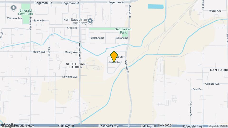 5913 Genoa Dr Map and Location Details