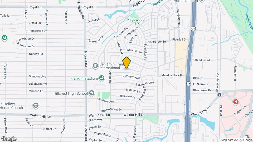 7154 Stonetrail Dr Map and Location Details