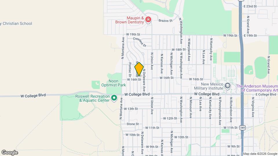 1601 N Ohio Ave Map and Location Details