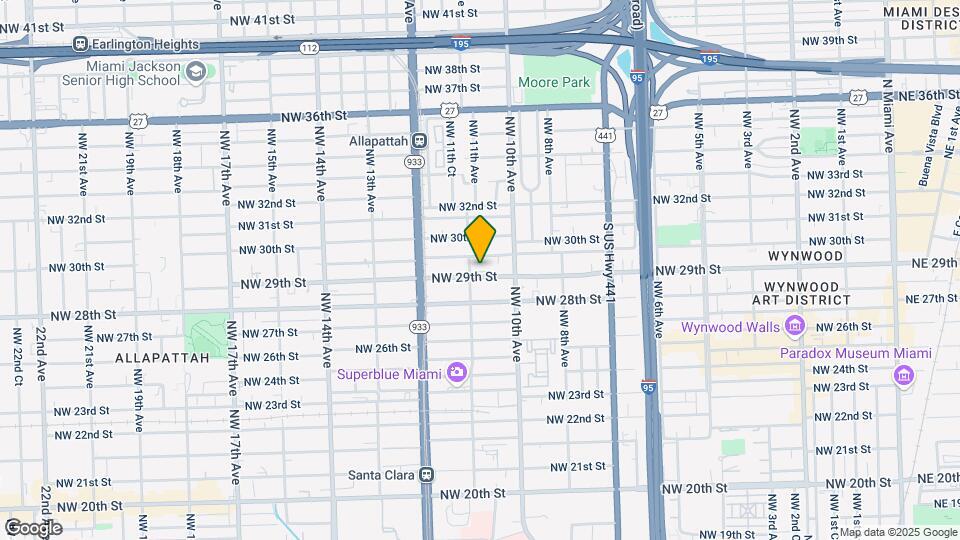 1065 NW 29th St Map and Location Details