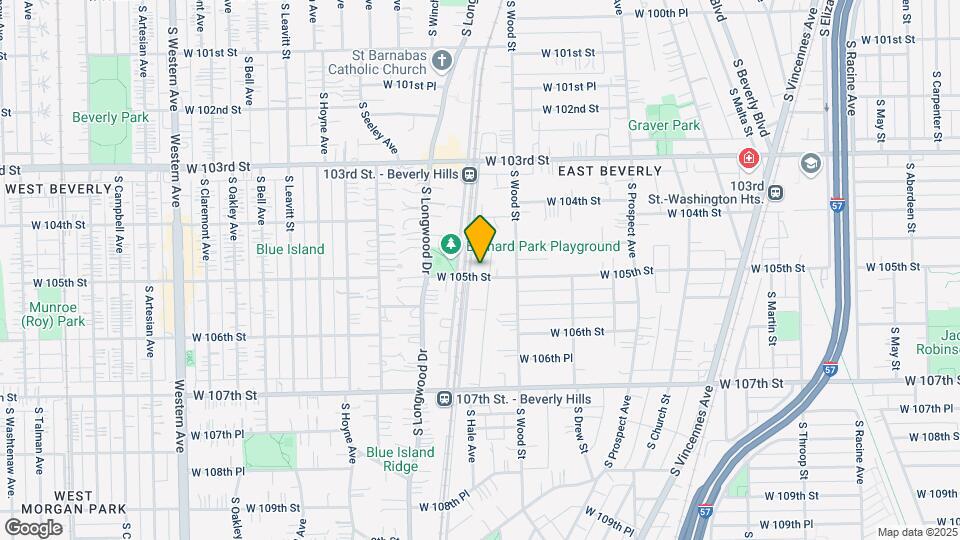 10453 S Hale Ave Mapa y Detalles de la Ubicación