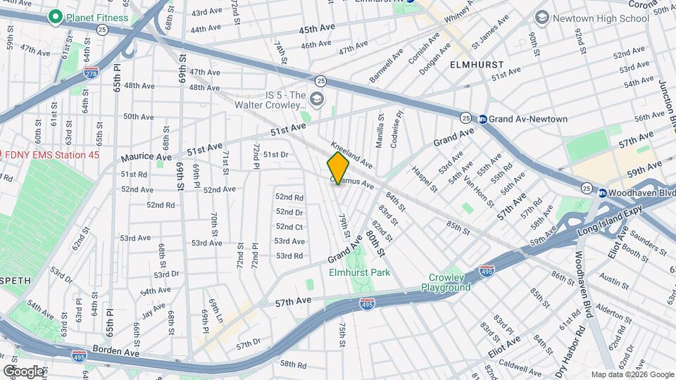 52-21-5279 79th St, Unit 2 Mapa y Detalles de la Ubicación