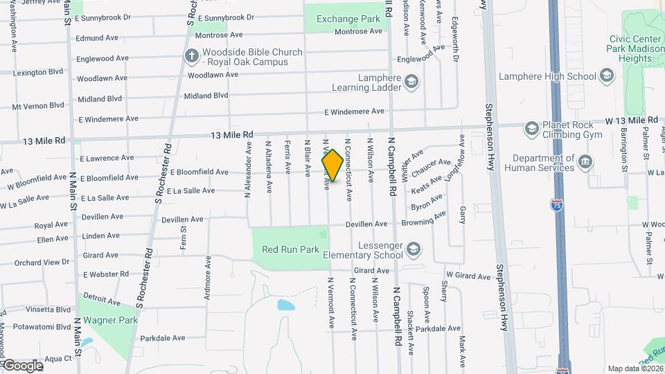 3014 N Vermont Ave Map and Location Details