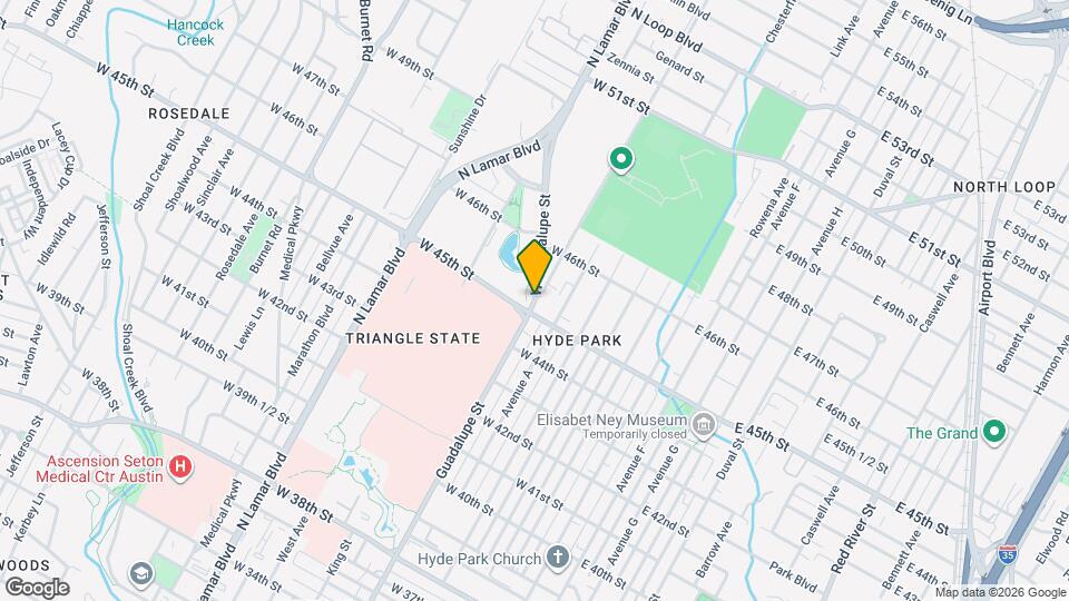 4411 W Guadalupe St Map and Location Details