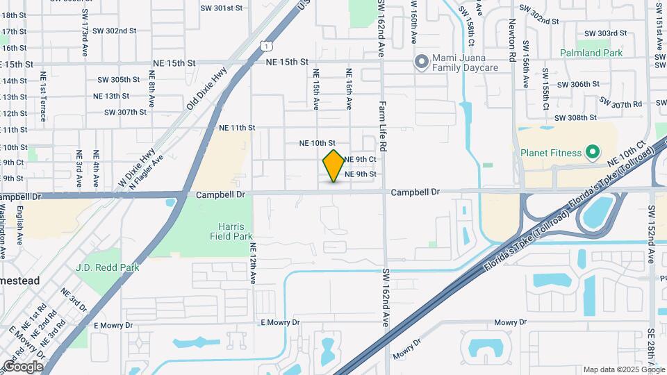1541 NE 8th St Map and Location Details