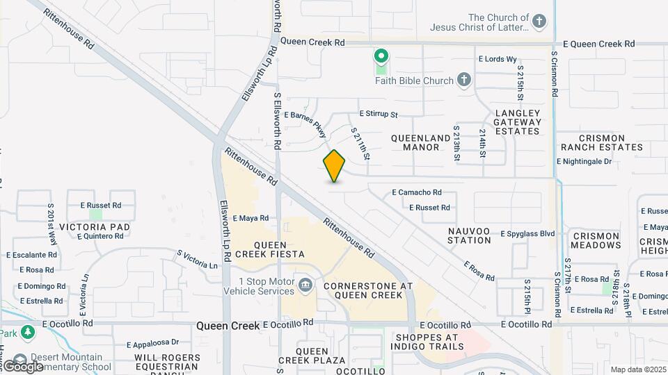 20954 E Camacho Rd Map and Location Details