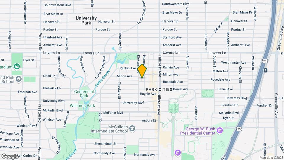 3440 Rosedale Ave Map and Location Details