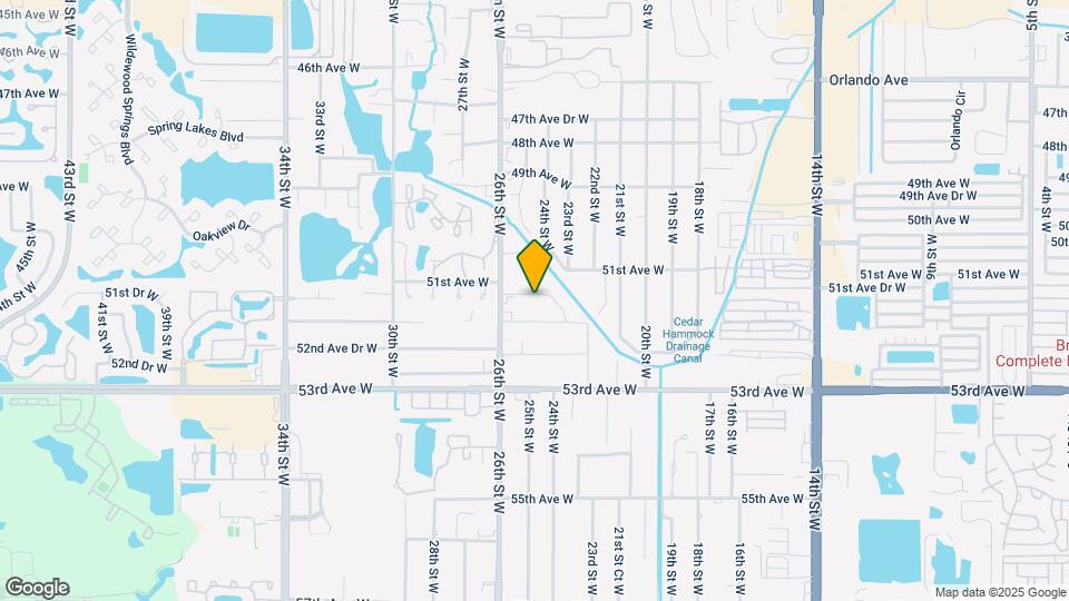 2420 51st Avenue Dr W Map and Location Details
