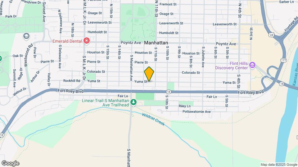 1117 Yuma St Map and Location Details