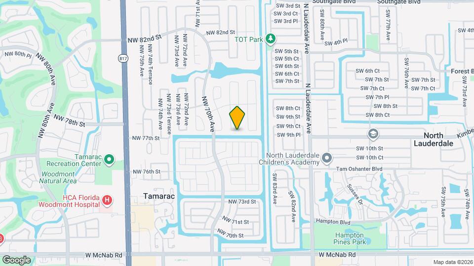 6802 NW 78th St Map and Location Details